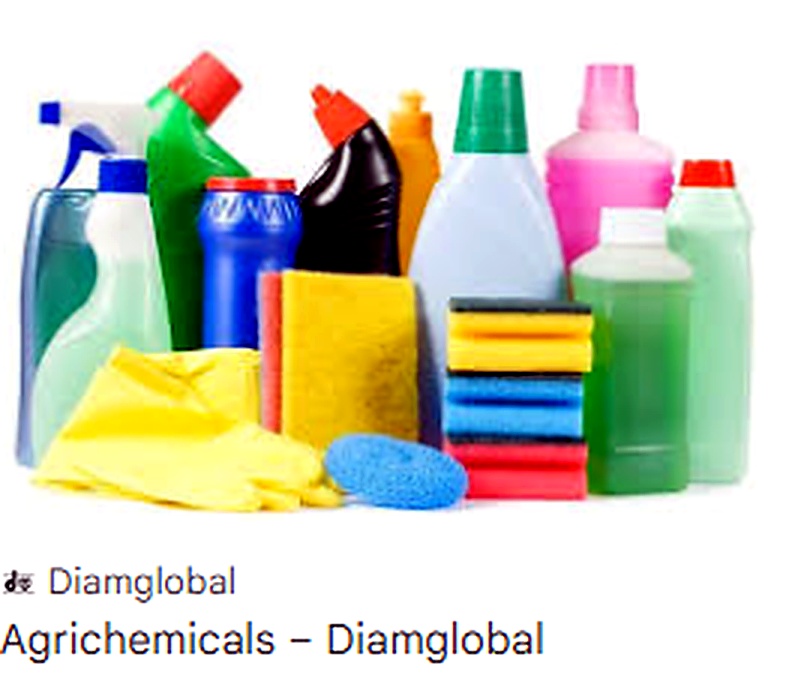 Agrichemicals and cleaning products selection