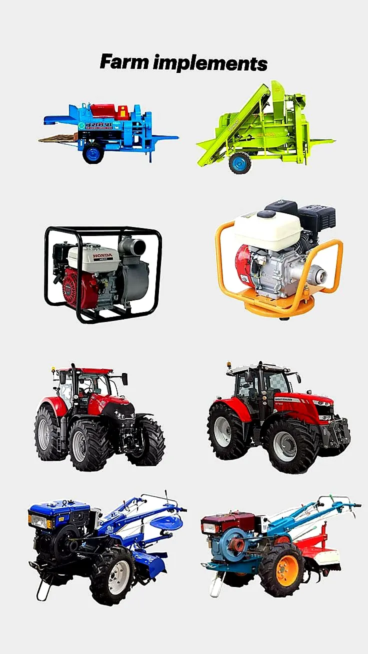 Farm implements diagram