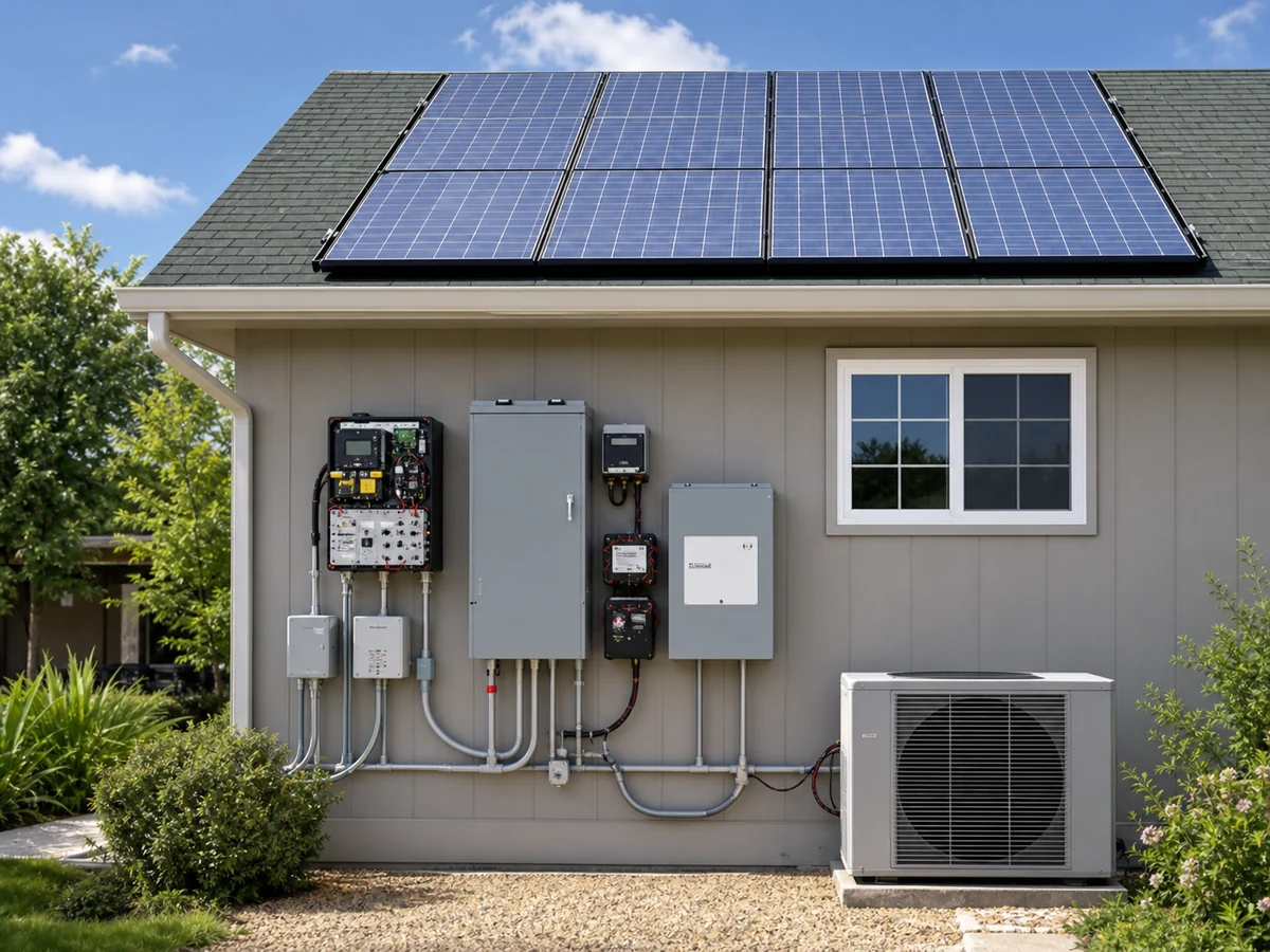 Solar backup power system for cottages
