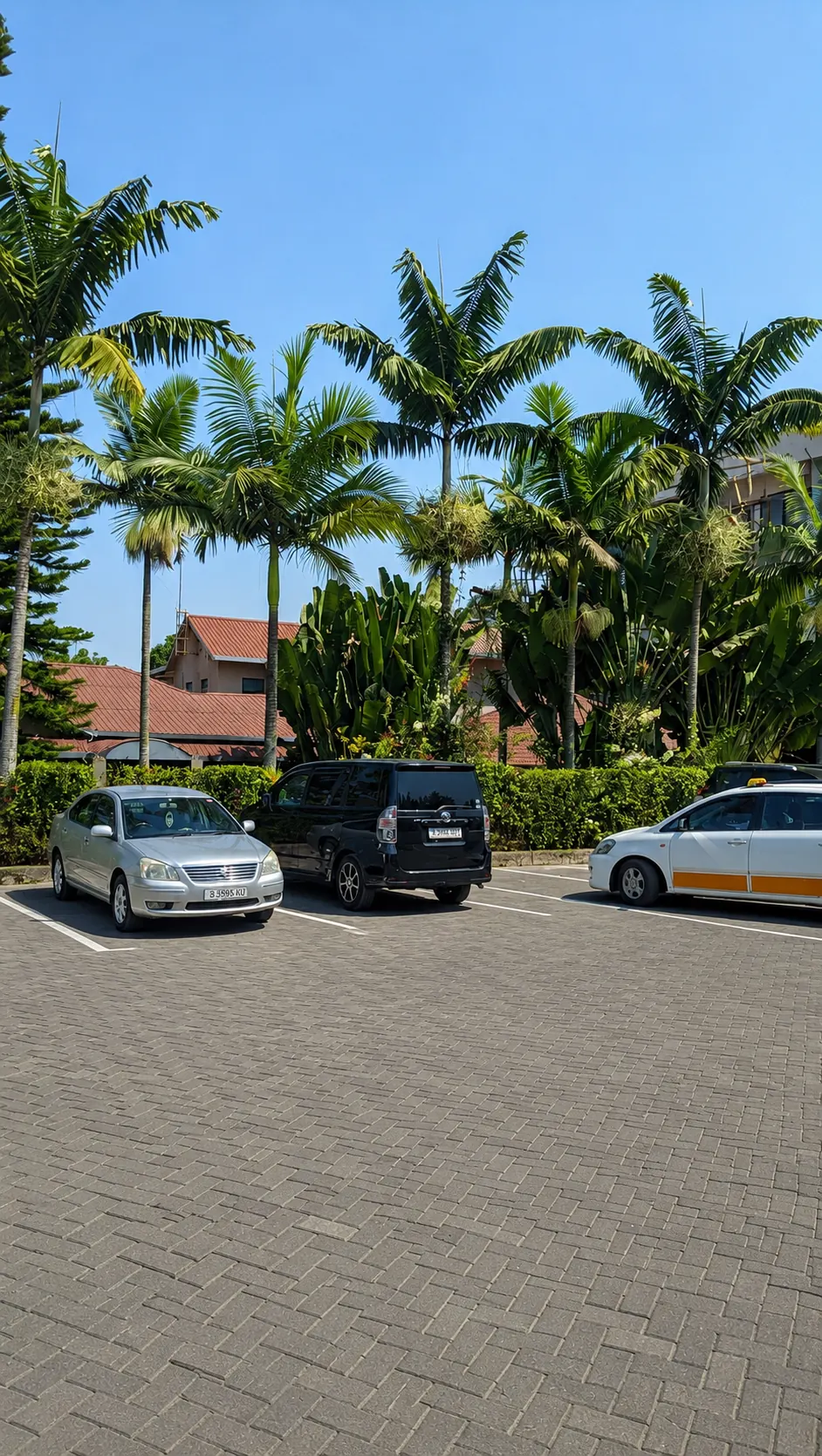 Safe off-road parking for cottage guests