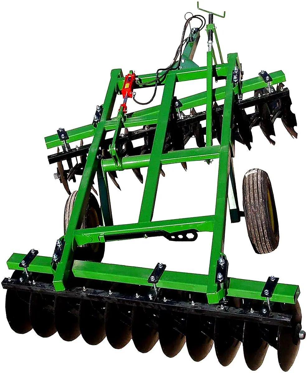 Green offset disc harrow
