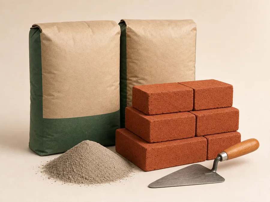 Cement and building materials
