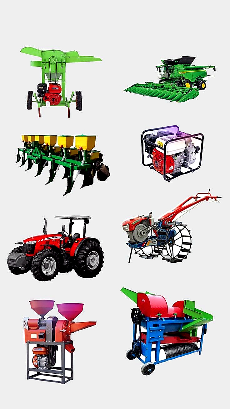 Assorted agricultural implements