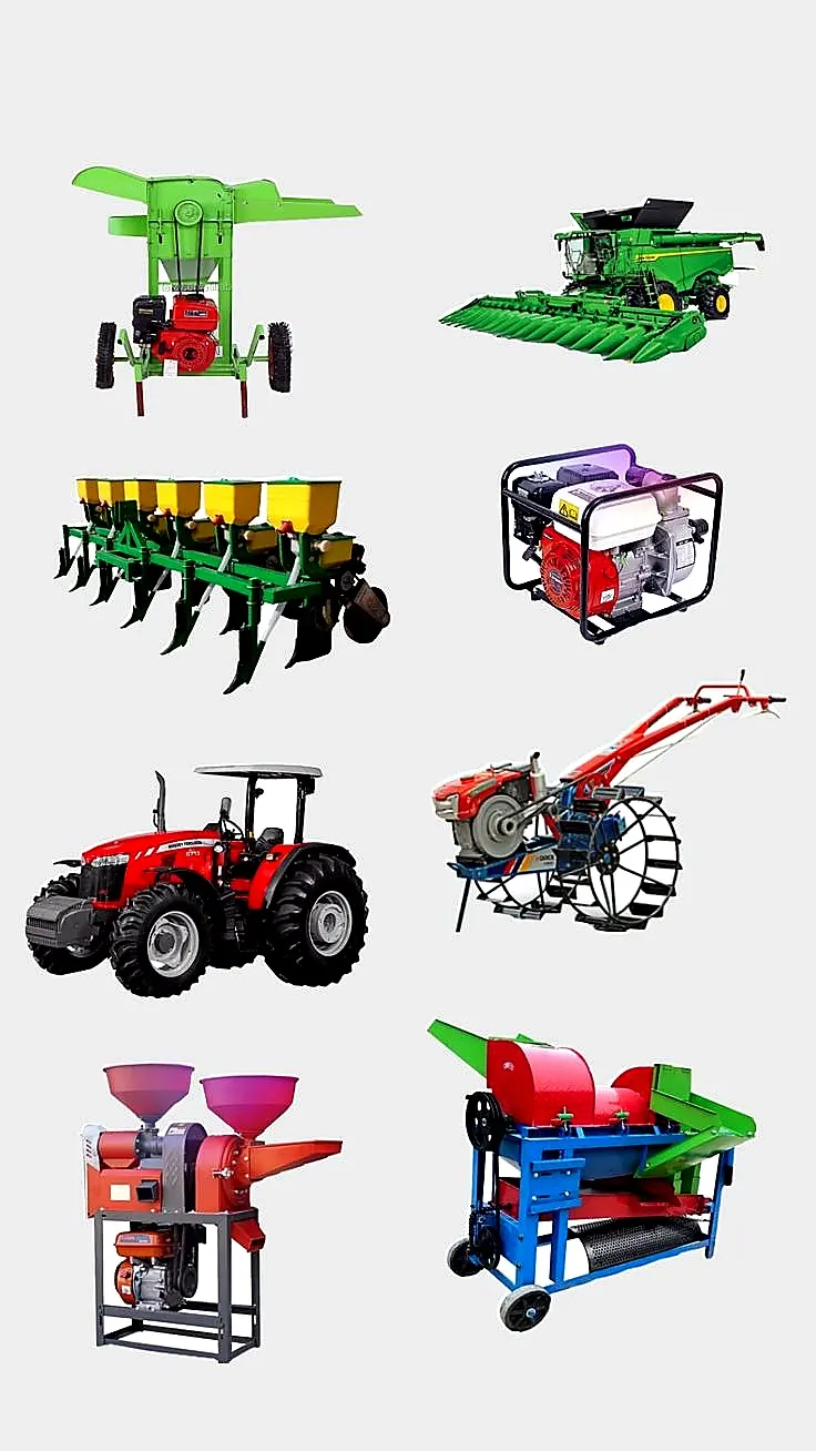 Assorted agricultural implements